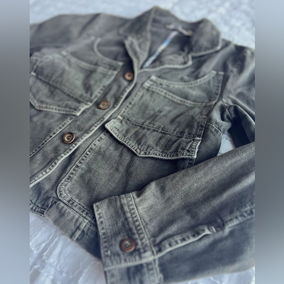 J. Jill Utility Jacket – Olive Green XS Petite - Picture 4 of 7